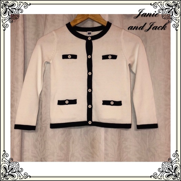 Janie and Jack Other - Janie and Jack(6)NWT gorgeous black/white Sweater